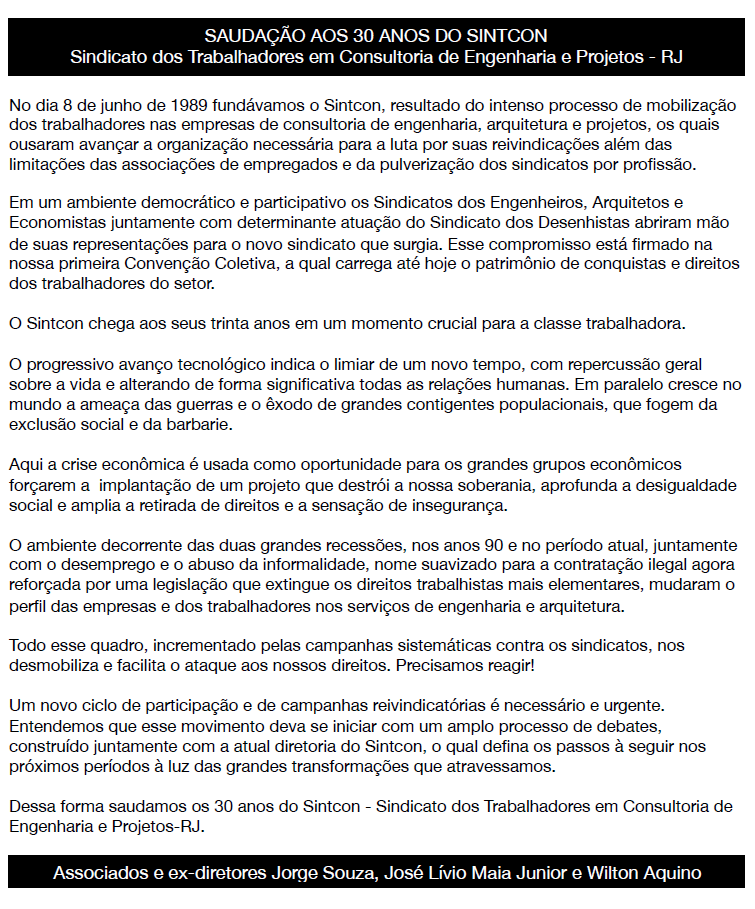 30 ANOS DE HISTÓRIA